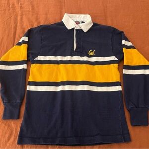 California Golden Bears Striped Barbarian Rugby Shirt - Small